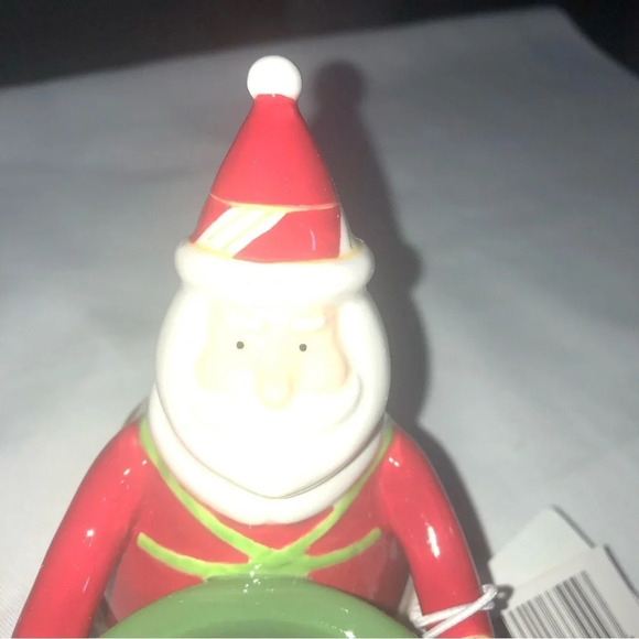 5/$25 
Russ Jolly Saint Nick Tea Light Holder Santa 5”x4” Ceramic Christmas - Picture 5 of 9
